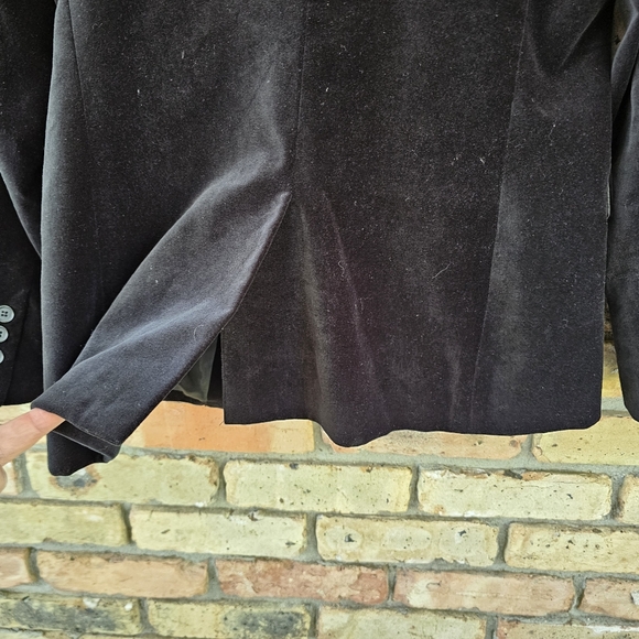 New York & Company Black Velveteen Blazer - Picture 5 of 9